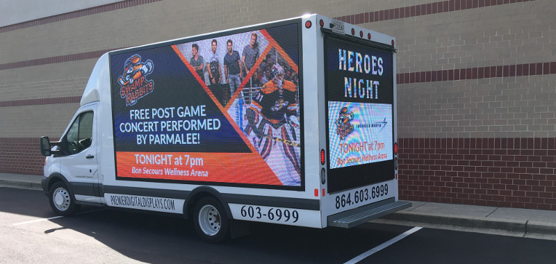 Vehicle Advertising, Greenville, SC | Premier Digital Displays